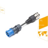 Juice Technology JUICE CONNECTOR CEE 16 / 230 V, Adaptateur Bleu, Pour JUICE BOOSTER 2