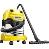 Kärcher WD 4 SV-20, Aspirateur sec/humide Jaune/en acier inoxydable