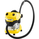Kärcher WD 4 SV-20, Aspirateur sec/humide Jaune/en acier inoxydable