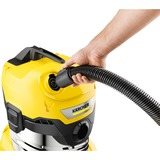 Kärcher WD 4 SV-20, Aspirateur sec/humide Jaune/en acier inoxydable
