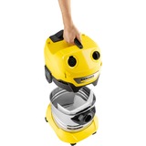 Kärcher  1.628-260, Aspirateur sec/humide Jaune/en acier inoxydable