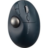 Kensington Trackball Pro Fit Ergo TB550 Noir/Bleu, Droitier, Trackball, RF sans fil + Bluetooth, 1600 DPI, Noir, Gris