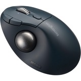 Kensington Trackball Pro Fit Ergo TB550 Noir/Bleu, Droitier, Trackball, RF sans fil + Bluetooth, 1600 DPI, Noir, Gris