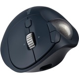 Kensington Trackball Pro Fit Ergo TB550 Noir/Bleu, Droitier, Trackball, RF sans fil + Bluetooth, 1600 DPI, Noir, Gris