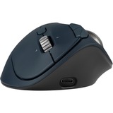 Kensington Trackball Pro Fit Ergo TB550 Noir/Bleu, Droitier, Trackball, RF sans fil + Bluetooth, 1600 DPI, Noir, Gris