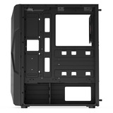 Krux Astral boîtier midi tower Noir | 1x USB-A | 2x USB-C | RGB | Verre Trempé