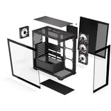 Krux EXO boîtier midi tower Noir | 2x USB-A | 1x USB-C | RGB | Verre Trempé