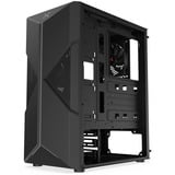 Krux  boîtier midi tower Noir | 1x USB-A | 2x USB-C | RGB | Verre Trempé