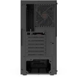 Krux  boîtier midi tower Noir | 1x USB-A | 2x USB-C | RGB | Verre Trempé