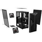 Krux  boîtier midi tower Noir | 1x USB-A | 2x USB-C | RGB | Verre Trempé