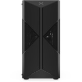 Krux  boîtier midi tower Noir | 1x USB-A | 2x USB-C | RGB | Verre Trempé