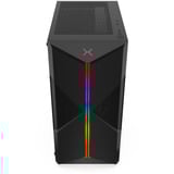 Krux  boîtier midi tower Noir | 1x USB-A | 2x USB-C | RGB | Verre Trempé
