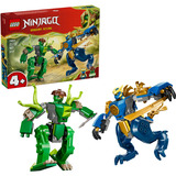 LEGO Ninjago Duel avec le Mech Dragon de Jay, Jouets de construction 