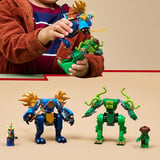 LEGO Ninjago Duel avec le Mech Dragon de Jay, Jouets de construction 