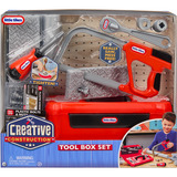 MGA Entertainment Little Tikes Creative Construction - Ensemble Boîte à Outils, Outils pour enfants 