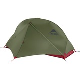 MSR Hubba NX Solo Green, Tente Vert olive/Rouge
