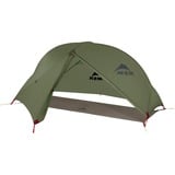 MSR Tente dôme Hubba NX Solo Verte Vert olive/Rouge