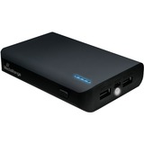 MediaRange MR752 banque d'alimentation électrique Lithium-Ion (Li-Ion) 8800 mAh Noir, Powerbank Noir, 8800 mAh, Lithium-Ion (Li-Ion), 3,7 V, Noir