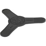 Petromax Sous-verre en silicone, Dessou de verre Noir