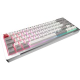 RAIJINTEK MGA-68, clavier gaming Argent, Layout DE, Hejin Magnetic Yellow