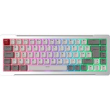 RAIJINTEK MGA-68, clavier gaming Argent, Layout DE, Hejin Magnetic Yellow