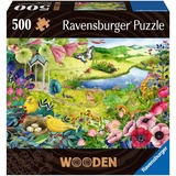 Ravensburger Puzzle en bois Jardin sauvage 