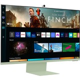 SAMSUNG S32BM80GUU 81,3 cm (32") 3840 x 2160 pixels 4K Ultra HD Vert, Blanc 32" 4K Ultra HD Moniteur Vert clair, 81,3 cm (32"), 3840 x 2160 pixels, 4K Ultra HD, 4 ms, Vert, Blanc