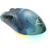 Sharkoon SGM25W, Souris gaming Turquoise/Bleu, 12 000 dpi, LED RGB