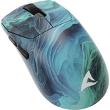 Sharkoon SGM25W, Souris gaming Turquoise/Bleu, 12 000 dpi, LED RGB