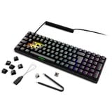 Sharkoon SKILLER SGK50 S2 RGB clavier gaming mécanique Noir, Layout DE (QWERTZ), Gateron Brown, 96%