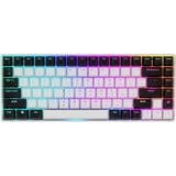 Sharkoon SKILLER SGK50 S3 RGB clavier gaming mécanique Blanc, Layout RU, Gateron Yellow, 75%