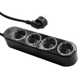 Shelly Multiprise Power Strip 4 Gen4 Noir