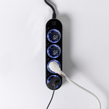 Shelly Multiprise Power Strip 4 Gen4 Noir