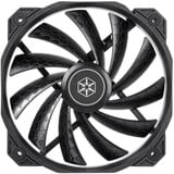 SilverStone Shark Force 160 ventilateur de boîtier Noir, 160 x 160 x 27 mm, PWM