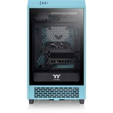 Thermaltake The Tower 200 boîtier mini tower Turquoise | 2x USB-A | 1x USB-C | Window