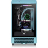 Thermaltake The Tower 200 boîtier mini tower Turquoise | 2x USB-A | 1x USB-C | Window
