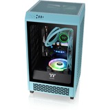 Thermaltake The Tower 200 boîtier mini tower Turquoise | 2x USB-A | 1x USB-C | Window