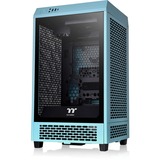 Thermaltake The Tower 200 boîtier mini tower Turquoise | 2x USB-A | 1x USB-C | Window