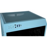 Thermaltake The Tower 200 boîtier mini tower Turquoise | 2x USB-A | 1x USB-C | Window