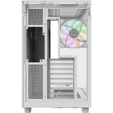 Thermaltake  boîtier midi tower Blanc/bois | 2x USB-A | 1x USB-C | RGB | Window
