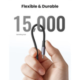 UGREEN 60759 câble de téléphone portable Noir, Argent 1 m USB C Lightning 1 m, USB C, Lightning, Noir, Argent, Mâle, Mâle