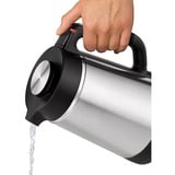 Unold 18715 bouilloire 1,5 L 1800 W Noir, Acier inoxydable Acier inoxydable/Noir, 1,5 L, 1800 W, Noir, Acier inoxydable, Plastique, Acier inoxydable, Indicateur de niveau d'eau, Sans fil