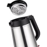 Unold 18715 bouilloire 1,5 L 1800 W Noir, Acier inoxydable Acier inoxydable/Noir, 1,5 L, 1800 W, Noir, Acier inoxydable, Plastique, Acier inoxydable, Indicateur de niveau d'eau, Sans fil