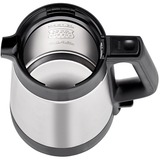 Unold 18715 bouilloire 1,5 L 1800 W Noir, Acier inoxydable Acier inoxydable/Noir, 1,5 L, 1800 W, Noir, Acier inoxydable, Plastique, Acier inoxydable, Indicateur de niveau d'eau, Sans fil