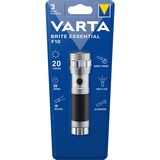 VARTA Brite Essential F10, Lampe de poche Argent/Noir