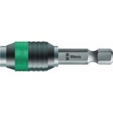 Wera 889/4/1 K Rapidaptor Universalhalter, 1/4", Adaptateur pour clés mixtes à cliquet Noir/Vert