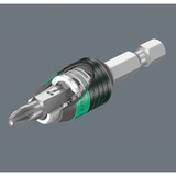 Wera 889/4/1 K Rapidaptor Universalhalter, 1/4", Adaptateur pour clés mixtes à cliquet Noir/Vert