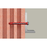 fischer Cheville à tige longue HybridPower 10x90 FUS K Rouge/gris