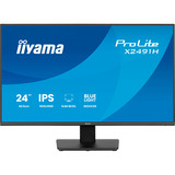 iiyama ProLite X2491H-B1 23.8" Moniteur Noir (Mat), 1x DisplayPort, 1x HDMI, 120 Hz, 60,5 cm (23.8"), 1920 x 1080 pixels, Full HD, LCD, Noir