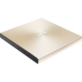 ASUS SDRW-08U8M-U lecteur de disques optiques DVD±RW Or, Graveur DVD externe Or/Noir, Or, Plateau, horizontale, PC de bureau/PC portable, DVD±RW, CD-R, CD-RW, DVD+R, DVD+R DL, DVD+RW, DVD-R, DVD-R DL, DVD-RW